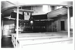 Original interior of Tadcaster Methodist
